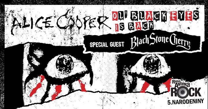Alice Cooper v Bratislave / Special guest: Black Stone Cherry