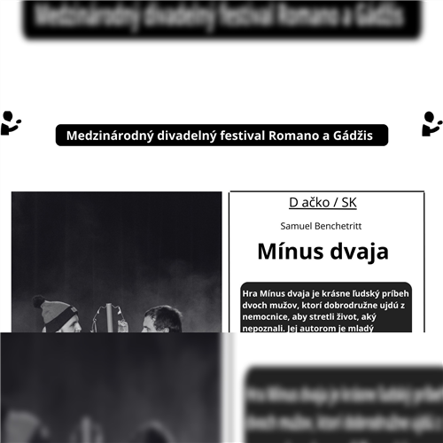 S. Benchetritt Mínus dvaja / D ačko