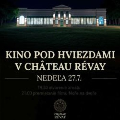 Kino pod hviezdami v Château Révay
