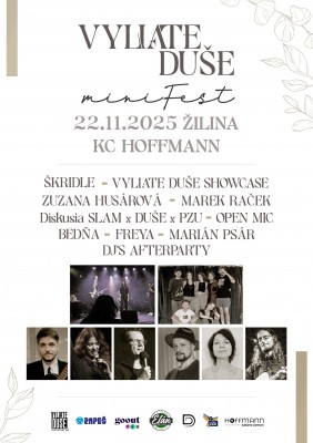 Vyliate Duše miniFest | deň venovaný poézii a hudbe