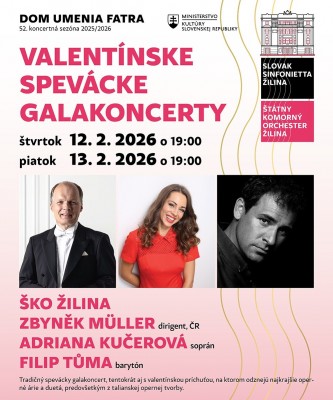 VALENTÍNSKE SPEVÁCKE GALAKONCERTY