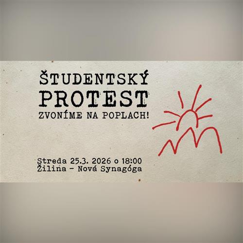 Zvoníme na poplach! Druhý študentský protest pred Synagógou