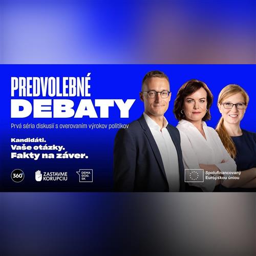 Predvolebná debata 360tky a Zastavme korupciu