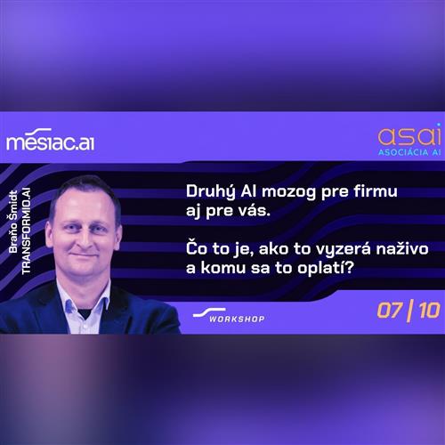 Diskusia & workshop: 3x o AI v 3 kľúčových oblastiach dneška